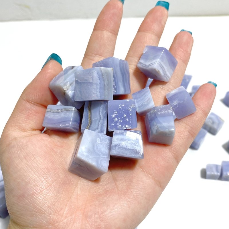 Irregular Blue Lace Agate Cube Wholesale - Wholesale Crystals