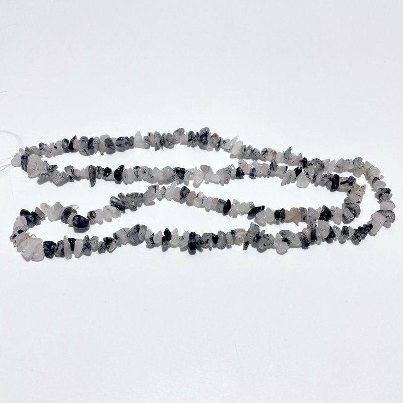 Irregular Crystal Chips Stone DIY Black Tourmaline Lepidolite Loose Beads #5 - Wholesale Crystals