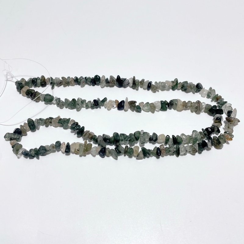 Irregular Crystal Chips Stone DIY Black Tourmaline Lepidolite Loose Beads #5 - Wholesale Crystals