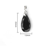 KS1691 - Cut Faceted Diamond Shape Crystal Pendant -Wholesale Crystals