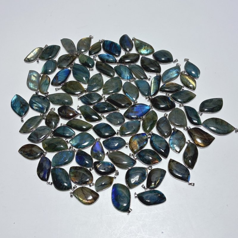 Labradorite Leaf Shape Pendant Wholesale - Wholesale Crystals