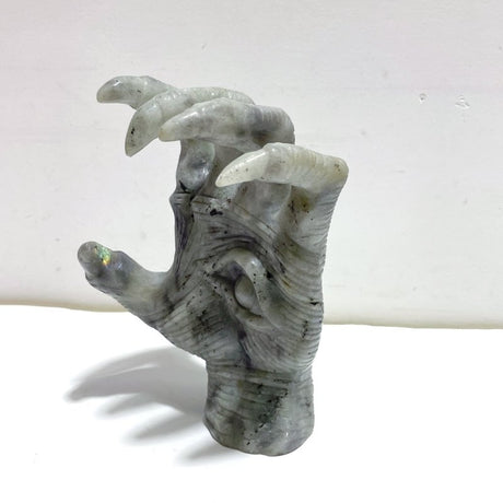 Labradorite Witchcore Demon Hand Carving - Wholesale Crystals