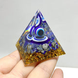 Lapis Lazuli Evil Eye Orgone Pyramid Wholesale - Wholesale Crystals