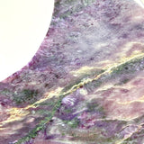 Large Charoite Moon Carving With Stand -Wholesale Crystals