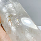 Large Clear Quartz Double Point Raw Bottom With Stand -Wholesale Crystals