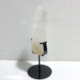 Large Clear Quartz Point Raw Bottom With Stand B3 -Wholesale Crystals