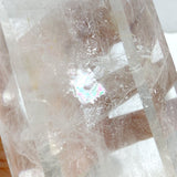 Large Clear Quartz Tower Point Raw Bottom With Stand B4 -Wholesale Crystals