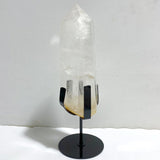 Large Clear Quartz Tower Point Raw Bottom With Stand B4 -Wholesale Crystals
