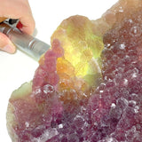 Large Green Purple Fluorite Raw Specimen (Sea Freight Only) -Wholesale Crystals