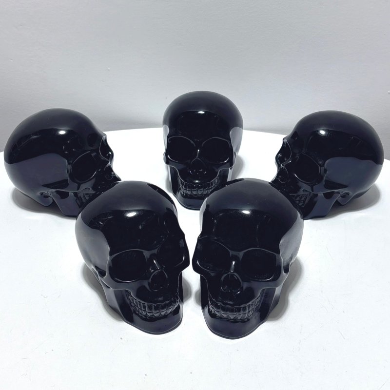 Large Obsidian Skull Carving Wholesale - Wholesale Crystals