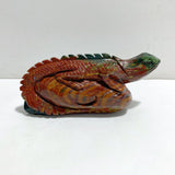 Large Ocean Jasper Lizard Carving 3 -Wholesale Crystals