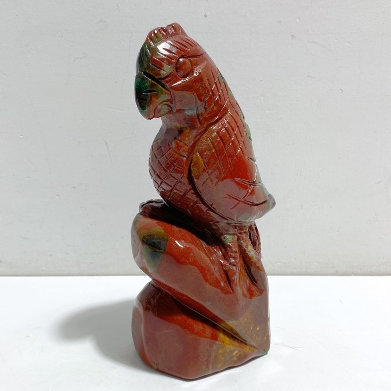 Large Ocean Jasper Parrot Carving -Wholesale Crystals