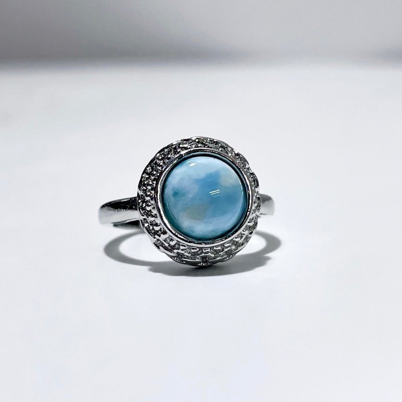 Larimar Round Ring Crystal Wholesale - Wholesale Crystals