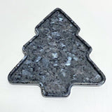 Larvikite Christmas Tree Plate Carving Wholesale - Wholesale Crystals