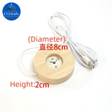 LED Wooden Crystal Stands - Wholesale Crystals