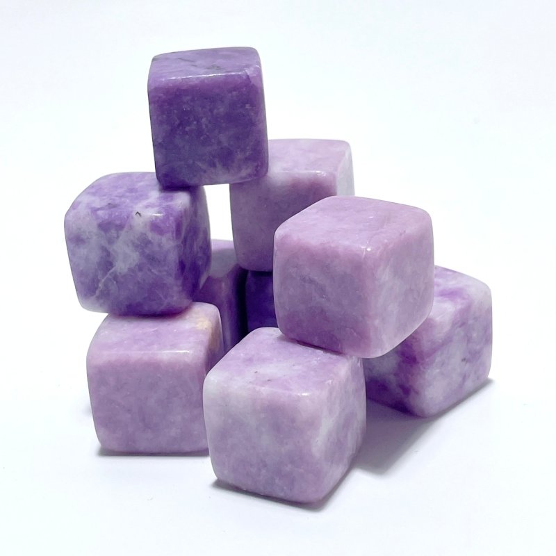 Lepidolite Cube Tumbled Wholesale - Wholesale Crystals