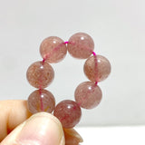 Light Color Strawberry Quartz Bracelet Wholesale - Wholesale Crystals