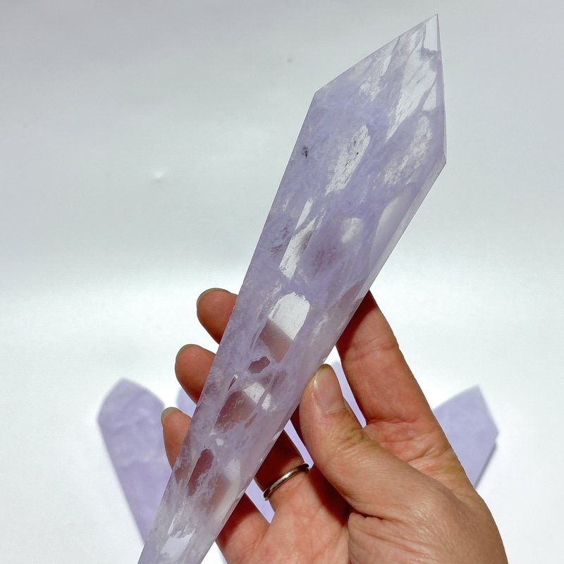 Light Purple Smelting Quartz Scepter Magic Wand Wholesale -Wholesale Crystals