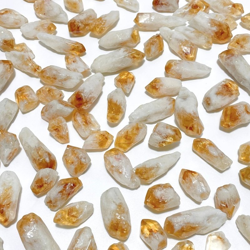 Machine Polished Heat Treatment Citrine Point Wholesale - Wholesale Crystals