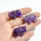 Mini Chevron Amethyst Elephant Carving Wholesale -Wholesale Crystals