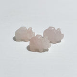 Mini Flying Pig Carving Animal Clear Quartz&Moss Agate Wholesale -Wholesale Crystals