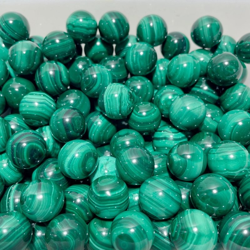 Mini Malachite Sphere Wholesale - Wholesale Crystals