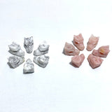 Mini Pink Opal Howlite Dragon Head Carving Wholesale - Wholesale Crystals