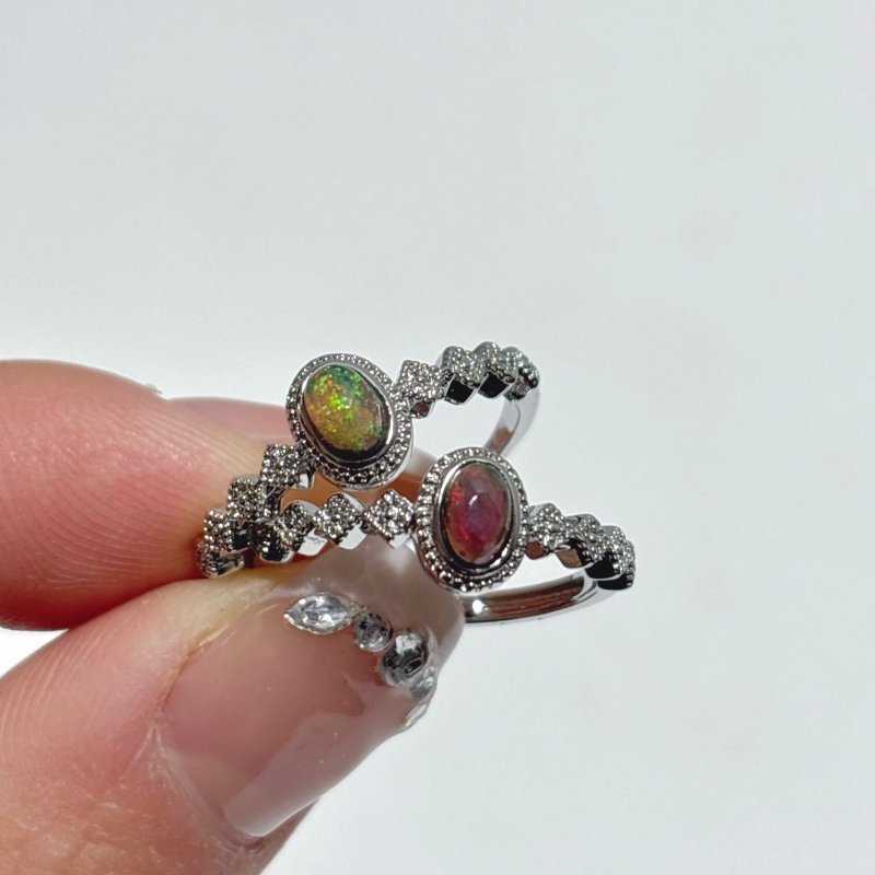 Natural Colorful Opal Crystal Ring Wholesale - Wholesale Crystals