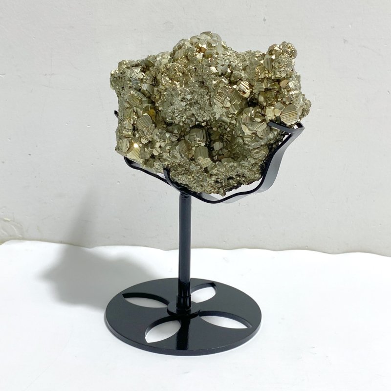 Natural Pyrite Mineral Specimen With Stand A5 -Wholesale Crystals