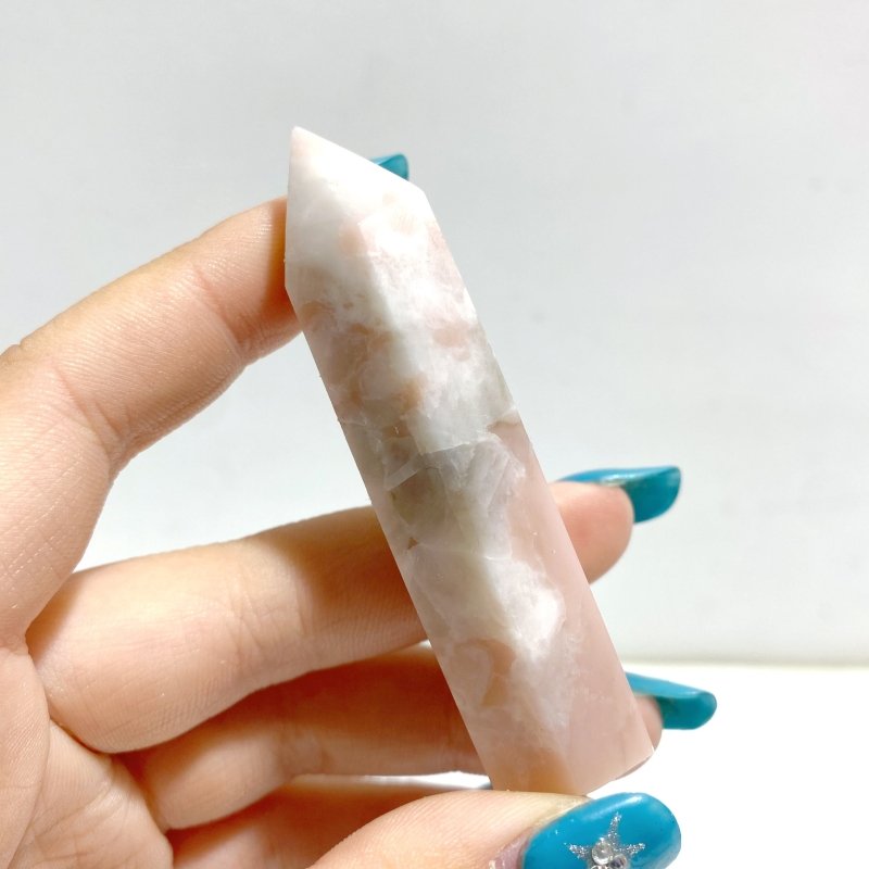 Normal Quality Pink Opal Tower Points Wholesale - Wholesale Crystals