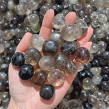 Normal Quality Smoky Quartz Tumbled Wholesale(With Crack) - Wholesale Crystals