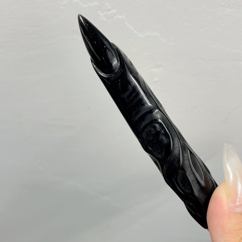 Obsidian Fingers Carving Wholesale - Wholesale Crystals