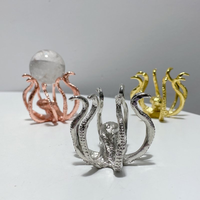 Octopus Crystal Sphere Stand Wholesale - Wholesale Crystals