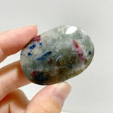 Pink & Blue Tourmaline Palm Stone Wholesale (Crack) -Wholesale Crystals