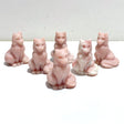 Pink Opal Maine Coon Carving Wholesale - Wholesale Crystals