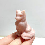 Pink Opal Maine Coon Carving Wholesale - Wholesale Crystals