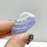 Polished Blue Lace Agate Gravel Tumbled Mixed Size Closeout -Wholesale Crystals