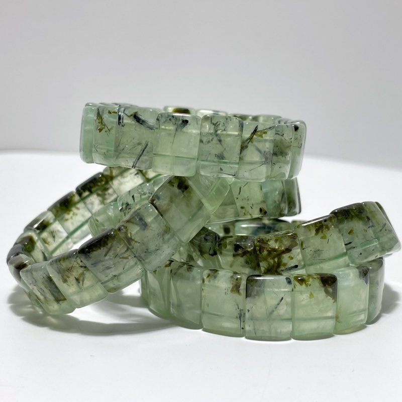 Prehnite Rectangle Bracelet Wholesale - Wholesale Crystals