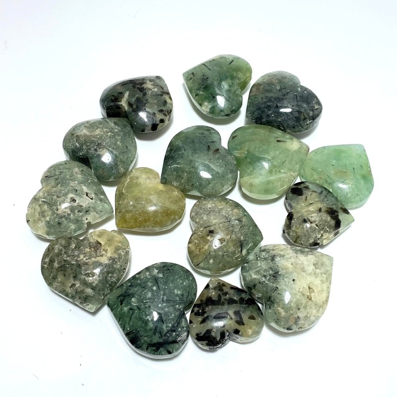 Prehnite Stone Heart Crystal Wholesale - Wholesale Crystals