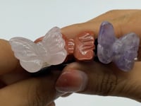 Butterfly Crystal Car Air Vent Clips Car Accessories Rose Quartz Red Jasper -Wholesale Crystals