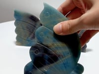 3 Pieces Trolleite Stone Butterfly Fairy Carving