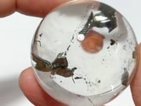 Rare Clear Quartz Pyrite Sphere For Collection