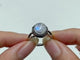 #F3 Silver Rings Wholesale Sunstone Malachite Citrine Yellow Jade Amethyst Lavender Quartz Moonstone Rhodochrosite