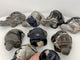 9 Pieces Volcano Agate Turtle Carving(UV-Reactive)