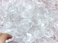 High Quality Clear Quartz Heart Shape Bowl Wholesale