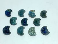 High Quality Labradorite Moon Owl Carving Wholesale