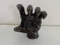 Yooperlite Stone Witchcore Demon Hand Carving