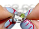 Cut Faceted Peridot Rings Hello Kitty Shape Wholesale