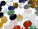 10 Types Worry Stones Teardrop Shape Wholesale Green Aventurine Labradorite Clear Quartz