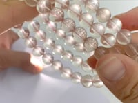 14 Pieces Six Star Line Clear Quartz Bracelets